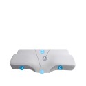A memory foam neck-protecting pillow